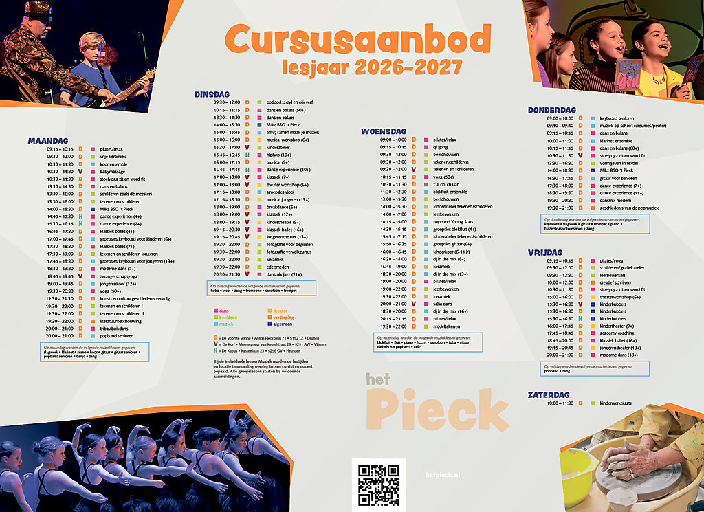 Cursusaanbod 2026-2027