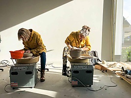 >Draaien op de draaischijf afbeelding