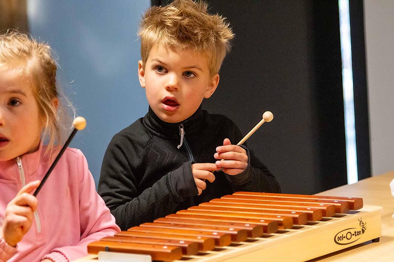 Muziek op schoot