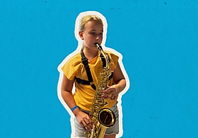>Saxofoon afbeelding